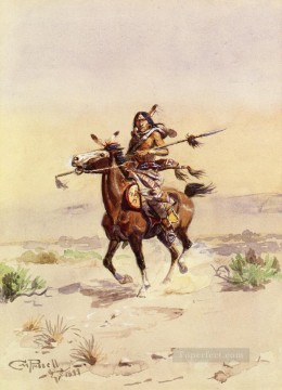  1899 Oil Painting - nobleman of the plains 1899 Charles Marion Russell